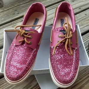 Women's "Sperry Bahama Raspberry Glitter" Shoes